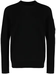 Джемпер с декором Lens C.P. Company, черный