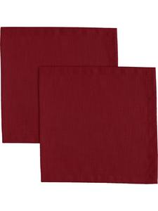 Erwin Müller Набор из 2 салфеток Madrid, бордового цвета
