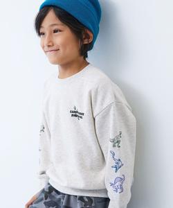 Толстовка с принтом в виде силуэта коробки из лаборатории дьявола, модель 25AW Devirock, цвет 007-Dinosaur-Oatmeal