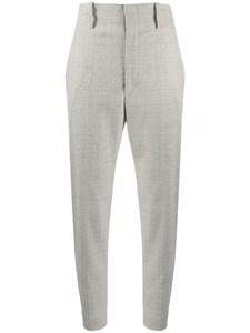 Marant Étoile клетчатые брюки строгого кроя, серый