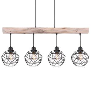 Подвесной светильник Globo Lighting Theodor, твердое железо / эвкалипт - 4 пламени