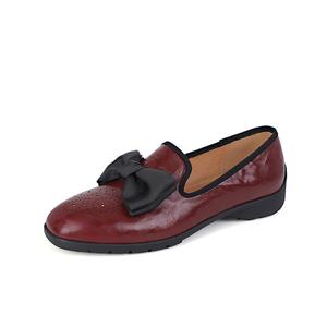 AIQINISHA Лоферы женские темно-коричневые с красным, цвет Red