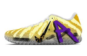 Nike Баскетбольные кроссовки Ja Morant 3 Win Mamba с низким верхом, устойчивые к истиранию, унисекс, желто-фиолетовые