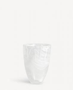 Kosta Boda Ваза контрастного белого цвета, 5,9 дюйма