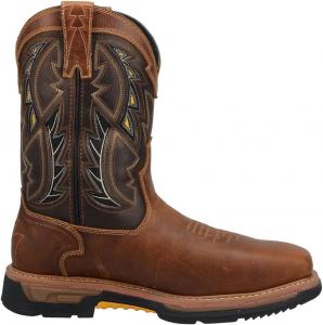 Рабочие защитные туфли Dan Post Mens Warrior с композитным носком - коричневые, коричневый