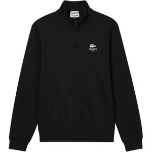 Рубашка-поло Logo print High neck Sweatshirt LACOSTE, черный