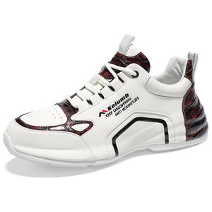 Kolumb Колумб дышащие повседневные кроссовки с амортизацией мужские бело-красные, цвет White Red