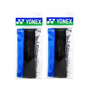Лента для рукоятки бадминтонной ракетки Cotton, нескользящая и влагоотводящая, утолщенная, 2 шт YONEX, черный