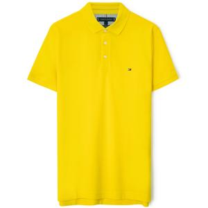 Tommy Hilfiger Мужская поло ярко-желтая