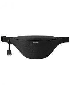 Большая кожаная сумка-слинг MAISON de SABRÉ, черный