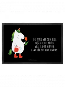 Коврик для ног Mr. & Mrs. Panda, черный