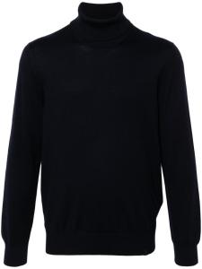 Fay шерстяной свитер с высоким воротом, синий