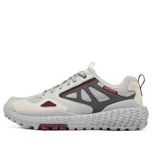 Кроссовки monster 'light grey' Skechers, серый