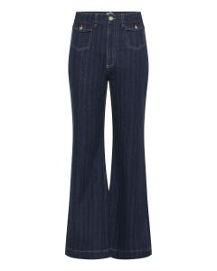 SAINT TROPEZ Джинсы-клеш 'OshanaSZ' в синем цвете