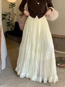 Многоярусная юбка с оборками Женская юбка Doux Belle, цвет Beige