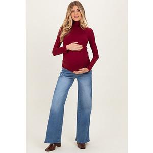 Джинсы для беременных Medium Wash Wide Leg Pinkblush