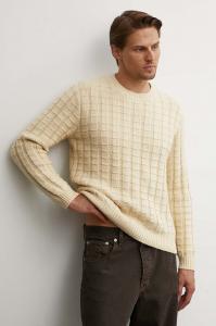 Свитер из смесовой шерсти Sunflower, желтый