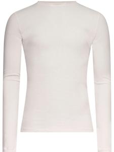 Хлопковый топ с длинными рукавами Ludovic de Saint Sernin, нейтральный