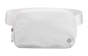 Lululemon Повседневная поясная сумка из переработанного нейлона унисекс белая, White