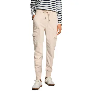 Джоггеры Pepe Jeans Md Waist Slim New Crusade, бежевый