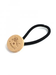 Кожаный галстук для волос Il Bisonte с логотипом