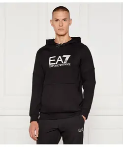 Толстовка Regular fit Ea7, черный