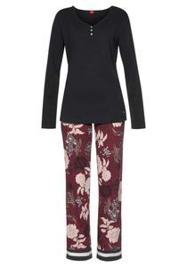 s.Oliver Пижама в черном цвете