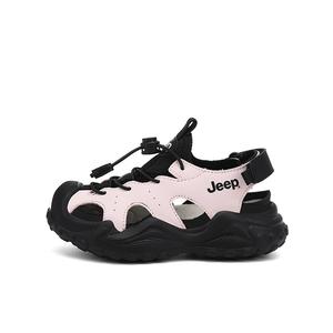 Низкие Детские сандалии Jeep, персиковый/розовый/черный
