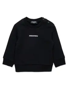 Толстовка с логотипом DSQUARED2 KIDS, черный