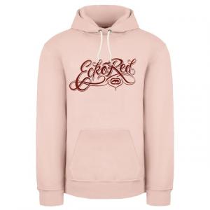 Длинный свитер легкий женский Scarlett hoodie efm04804 пудровый Ecko Unltd., розовый