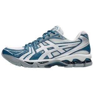 ASICS Gel Kayano 14 амортизирующие повседневные беговые кроссовки unisex серый синий