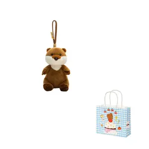 Очаровательная подвеска в виде утки, слона, пальмы, коллекции пингвина, плюшевого мишки, свиньи, мягкая игрушка, высота 15 см Dolls and bears dance