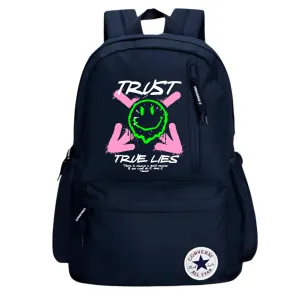Converse Полиэстеровый рюкзак обычный унисекс темно-синий, TRUST
