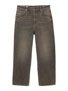 Pull&Bear Багги джинсы в черном дениме