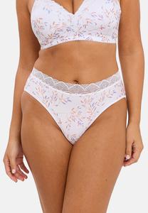 Брифы Sans Complexe Briefs, Feuilles Claires/White