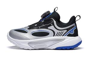 Детские кеды Детские низкие черные/серебристые Lining Young, черный/серебряный