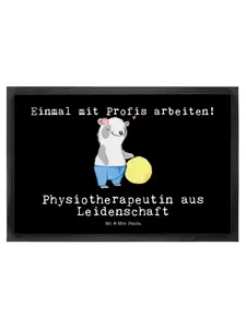 Коврик для ног Mr. & Mrs. Panda, черный