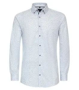 Деловая рубашка VENTI "Деловая рубашка VENTI принт", голубой