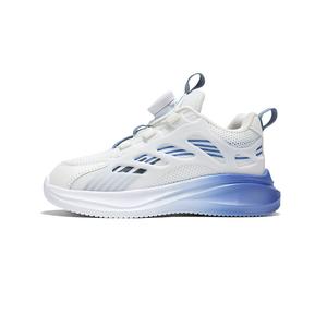 Износостойкие, дышащие, амортизирующие, низкие детские кроссовки для повседневной носки SHIBU, белый/синий