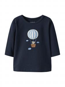 NAME IT Лонгслив 'NBMBENT' в светло-синем и темно-синем цвете