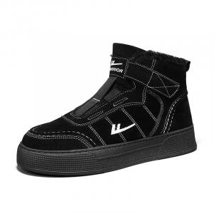 WARRIOR Кроссовки для скейтбординга Coverage с термоизоляцией, противоскользящие, износостойкие, увеличивающие рост, черные, мужские