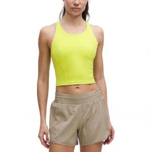 Топ для йоги Wunder Train Everlux Lululemon, зеленый