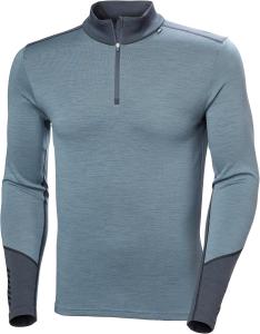 Мужской термобелье Helly-Hansen LIFA Merino Midweight Half Zip с влагоотводящим эффектом, 601 Washed Navy