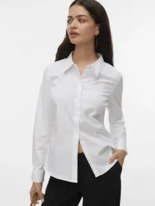Рубашка vmsophie, блузка на пуговицах Vero Moda, Bright White