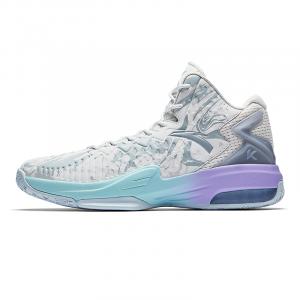 KT3 Slip Resistant Abrasion Resistant High top Air Cushion баскетбольные кроссовки для мужчин ANTA, sand grain серый/mist серый