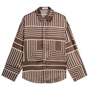 Рубашка с принтом Амиры 4Th & Reckless, Chocolate