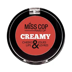 Кремовые румяна Creamy Cheeks & Lips Vegan Miss Cop, цвет fresh push