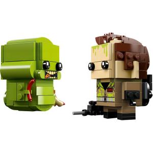 Конструктор Brickheadz Коллекция Охотники за привидениями Питер Венкман и Слизь 228 41622 LEGO