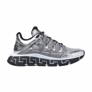 Кроссовки Versace Trigreca, серебро