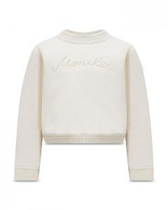 Толстовка для девочек - Little Kid Moncler, слоновая кость/кремовый